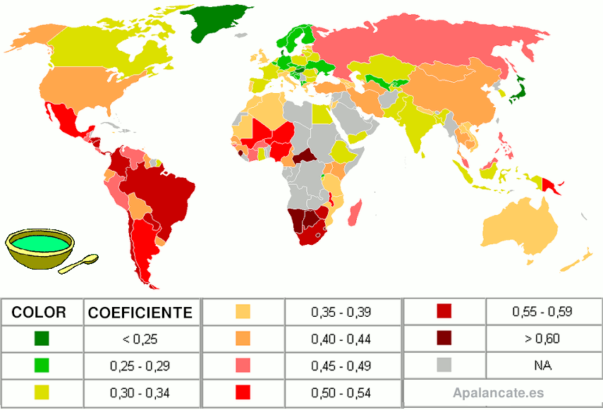 mapa de la desigualdad 2015